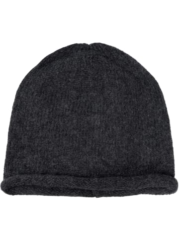 styleBREAKER Oversize Strickbeanie mit Rollrand in Dunkelgrau