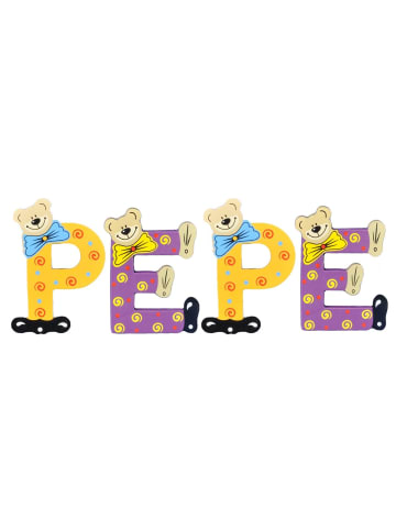 Playshoes Deko-Buchstaben "PEPE" in bunt