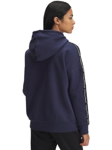 Under Armour Hoodie "Icon Fleece Taped Hoodie" in Blau