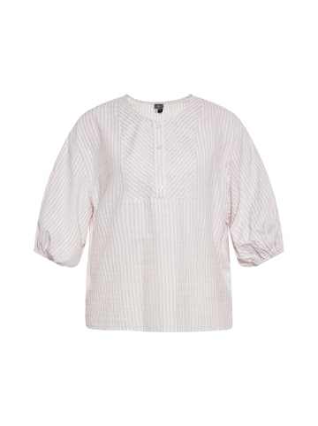 DreiMaster Maritim Bluse in Helllila Wollweiss