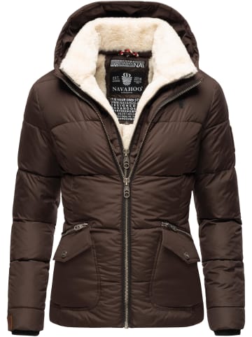 Navahoo Winterjacke Megan in Dark Choco