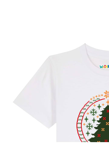 wat? Apparel T-Shirt Weihnachtszeit in Weiß