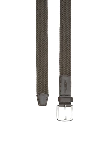 Marc O'Polo Flechtgürtel in Dark Nickle