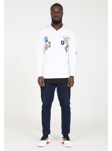 PLUS EIGHTEEN Herren Kapuzenpullover in Weiss