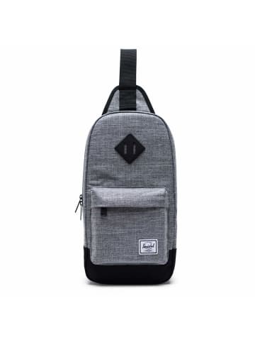 Herschel Classic 8 - Schultertasche 38 cm in raven crosshatch black