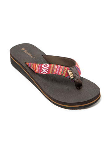 Brasileras Zehentrenner "Maya" in Rot