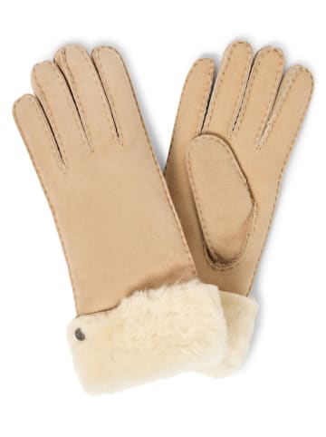 Pearlwood Handschuhe Emma in beige - 0001