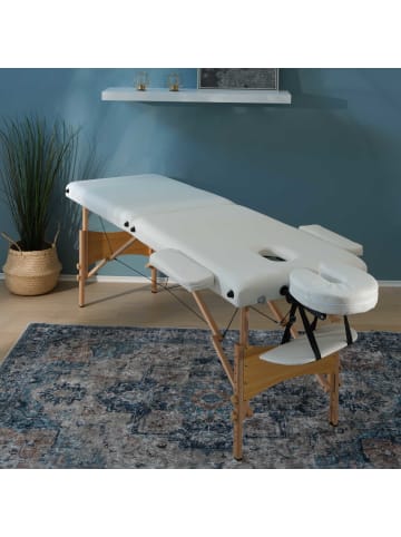 React Massageliege P200 in Weiß 186x60x85cm