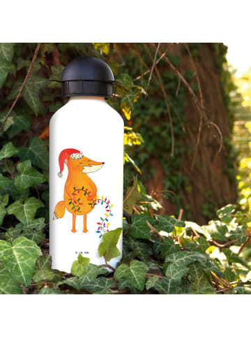 Trinkflasche Fuchs Weihnachten ohne Spruch in Weiß