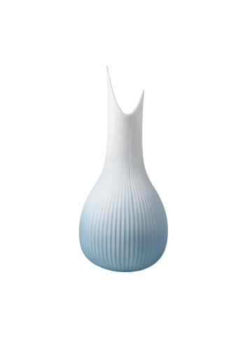 Goebel Vase " Studio 8  Raindrop Ice " in Eisblau