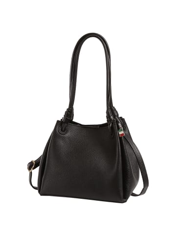Florence Florence Schultertasche Leder schwarz ca. 22cm