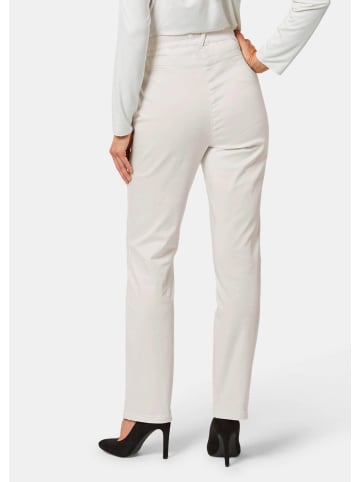 GOLDNER Baumwollhose mit Dehnbund in cremeweiß