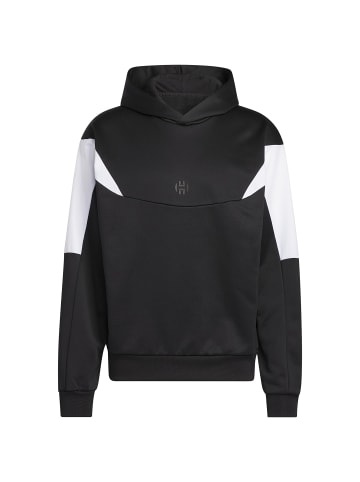 adidas Performance Kapuzenpullover Harden Travel in schwarz / weiß