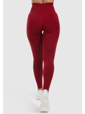 SMILODOX Leggings Elin in Bordeaux