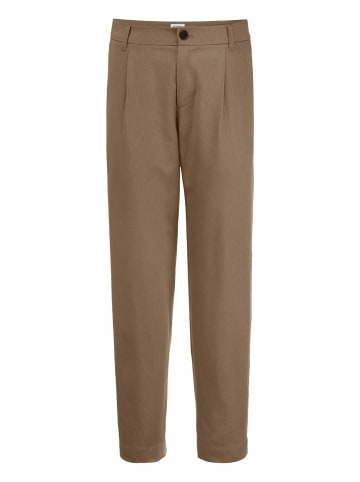 Hessnatur Hessnatur Hose RON Relaxed aus Bio-Baumwolle mit Leinen in camel