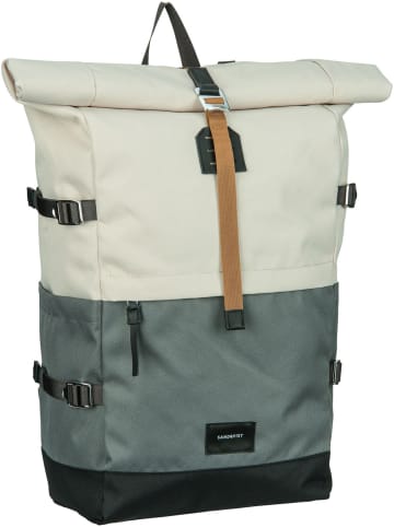 SANDQVIST Laptoprucksack Bernt Rolltop Backpack in Multi Stone