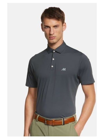 Meyer Poloshirt Tiger in charcoal