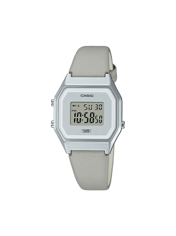 Casio Resin Armbanduhr Damen Leder beige 33.5 × 28.6 × 8.6 mm