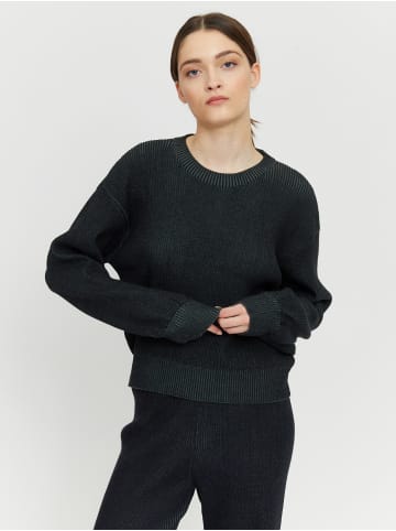 MAZINE Strickpullover Valli Jumper in black/pale ocean