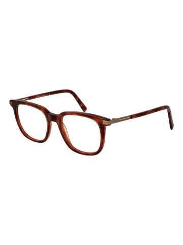Ermenegildo Zegna Unisex Optische Fassungen Rechtwinklig Braun