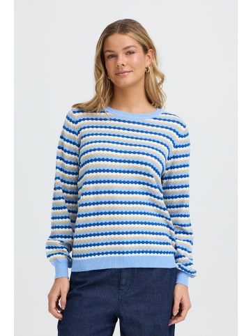 Fransa Langarm FRCAIA Regular fit in DELLA ROBIA BLUE STRIPE