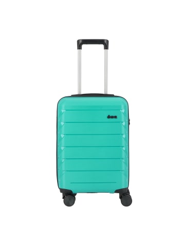 D&N Travel Line 4100 4 Rollen Kabinentrolley S 53 cm petrol