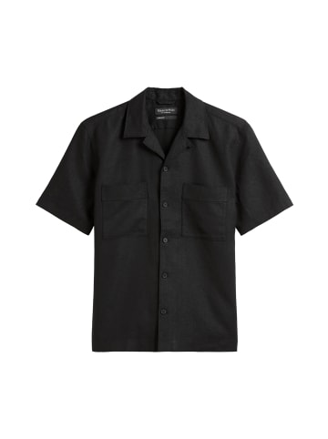 Marc O'Polo Kurzarm-Hemd regular in Schwarz