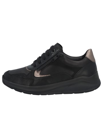 Solidus Damen- Schnürschuhe Kitty Weite H+K in Schwarz
