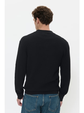 Matinique Strickpullover MAkerone Gerade Passform in Black