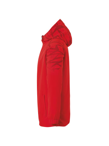 uhlsport  Kapuzenjacke GOAL 25 EVO WOVEN HOOD JACKET Kids in rot/weiß