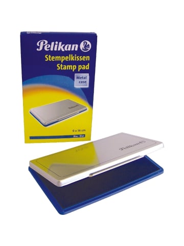 Pelikan Stempelkissen Gr.1 Metallgehäuse blau