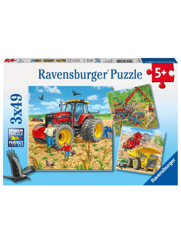 Ravensburger Große Maschinen. Puzzle 3 x 49 Teile