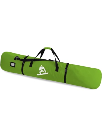 Normani Outdoor Sports Taschen Kombi bestehend aus Snowboardtasche und Zubehörtasche in Grün