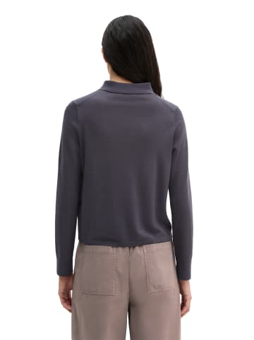 Marc O'Polo Feinstrick-Poloshirt regular in Blue Graphite