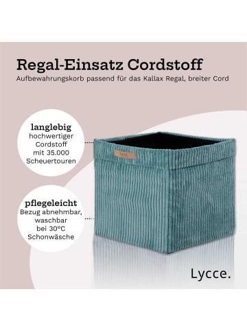 Lycce Aufbewahrungskorb 4er Pack in Türkis