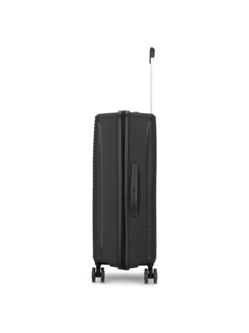 D&N Travel Line 4000 4-Rollen Trolley 66 cm in schwarz