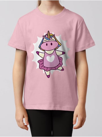 wat? Apparel T-Shirt Ballett Unicorn in Rosa