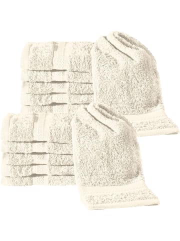 REDBEST Frottier Gästetuch 12er-Pack Chicago in creme