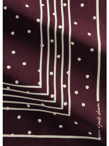 Marc O'Polo DENIM Gemustertes Tuch in Dark Red
