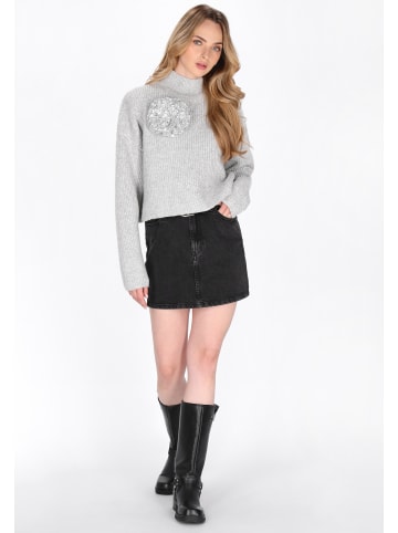 DreiMaster Vintage Women Sweater in grey melange