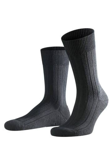 Falke Strick- / Wollsocken Teppich im Schuh Socken in Schwarz