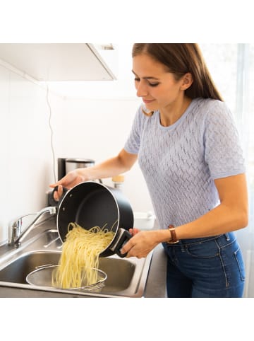 relaxdays 10x Standsieb in Silber - Ø26 cm