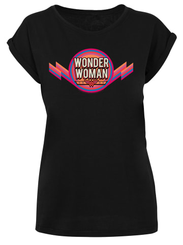 F4NT4STIC T-Shirt DC Comics Wonder Woman Rainbow Logo in schwarz