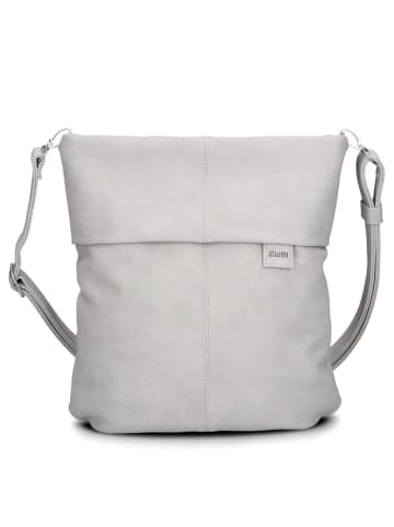 Zwei Mademoiselle M12 - Schultertasche 32 cm (cord-mocca) in nubuk-ice