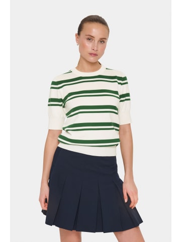 SAINT TROPEZ Kurzarm-Bluse MilanaSZ in Abundant Green Swizzle