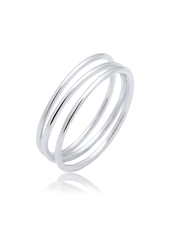 Elli Ring 925 Sterling Silber Spirale, Ring Set in Silber