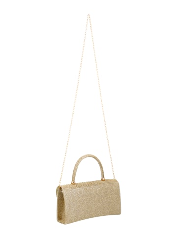 faina Women Handbag in Gold