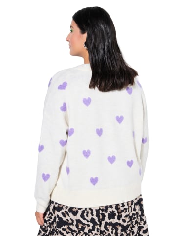 Studio Untold Strickjacke in helles champagner