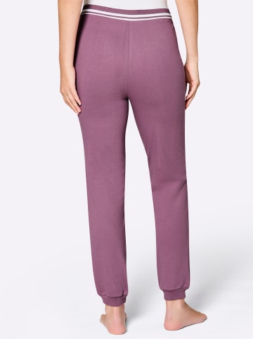 WITT WEIDEN Hose in violett-weiß