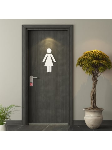 relaxdays 10 x Türschild "Besetzt Frei" in Grau